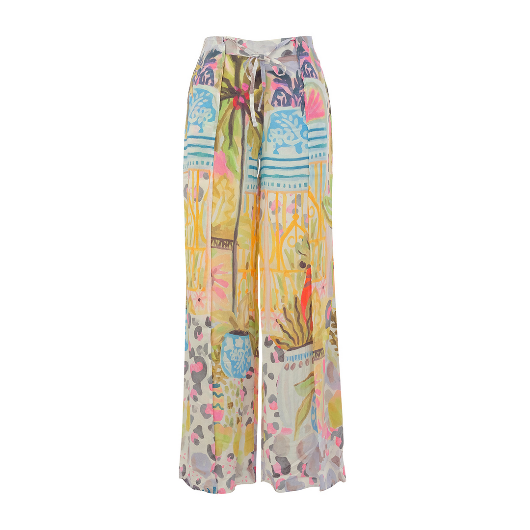 Wide Leg Print Pant 26852