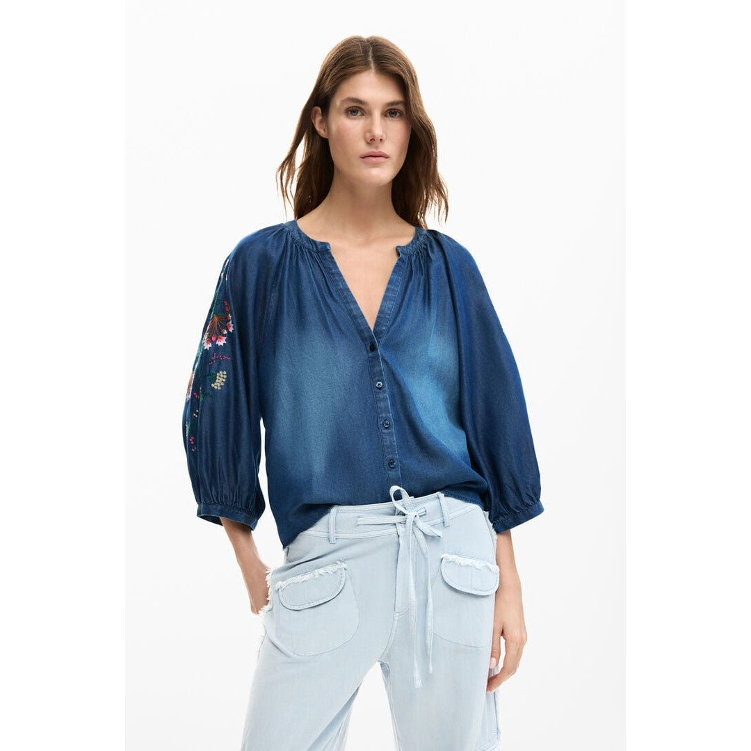 Embroidered Balloon Blouse 26SWBW16