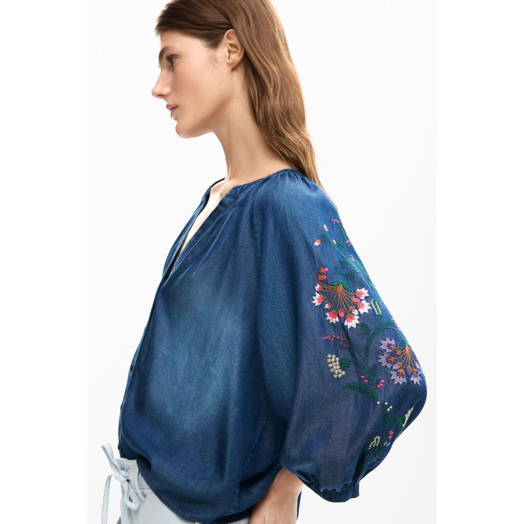Embroidered Balloon Blouse 26SWBW16