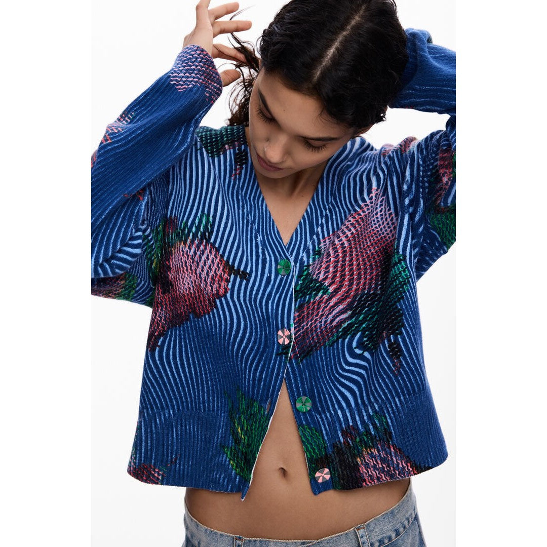 Floral Cardigan Sweater 26SWJF19