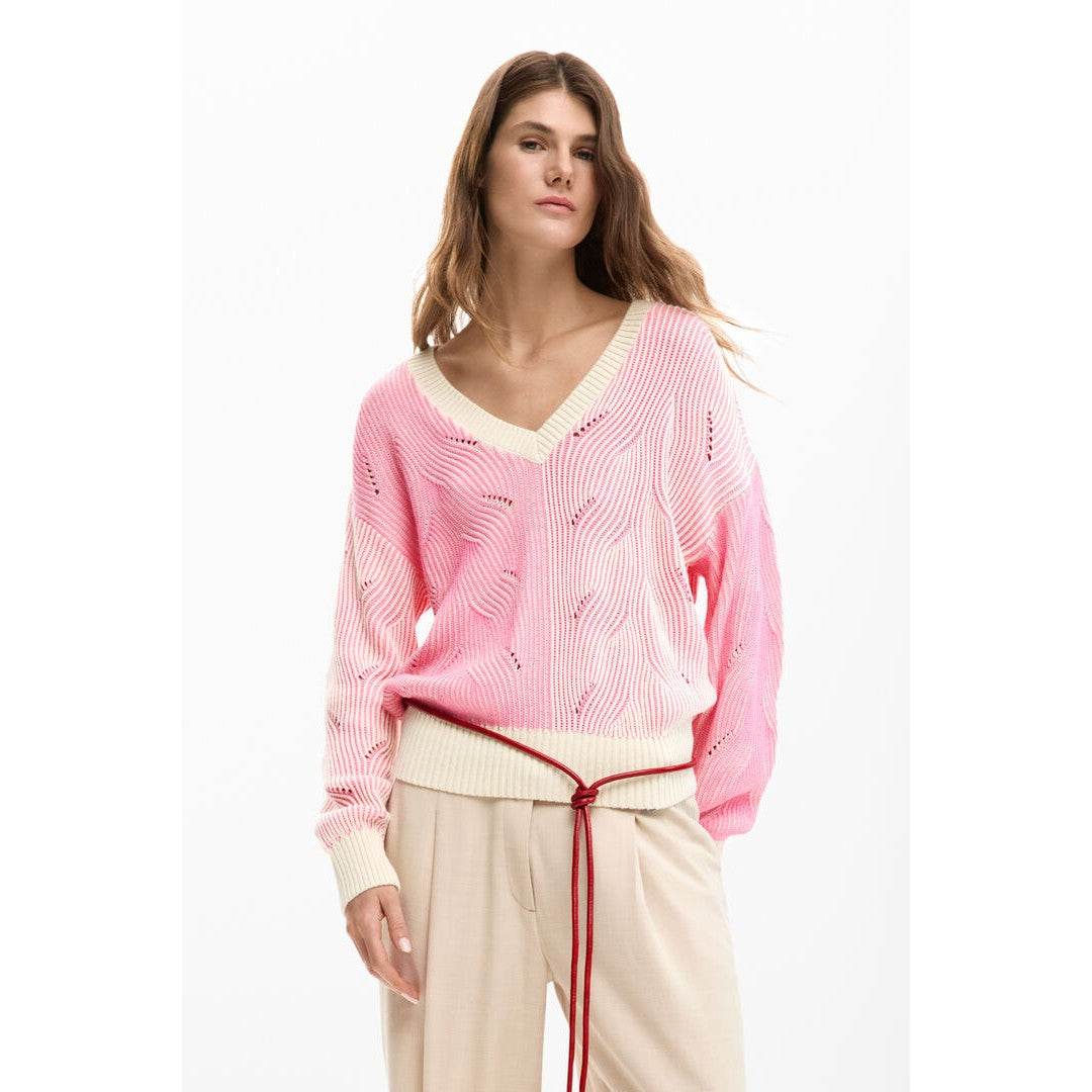 Jacquard Knit Sweater  26SWJF39