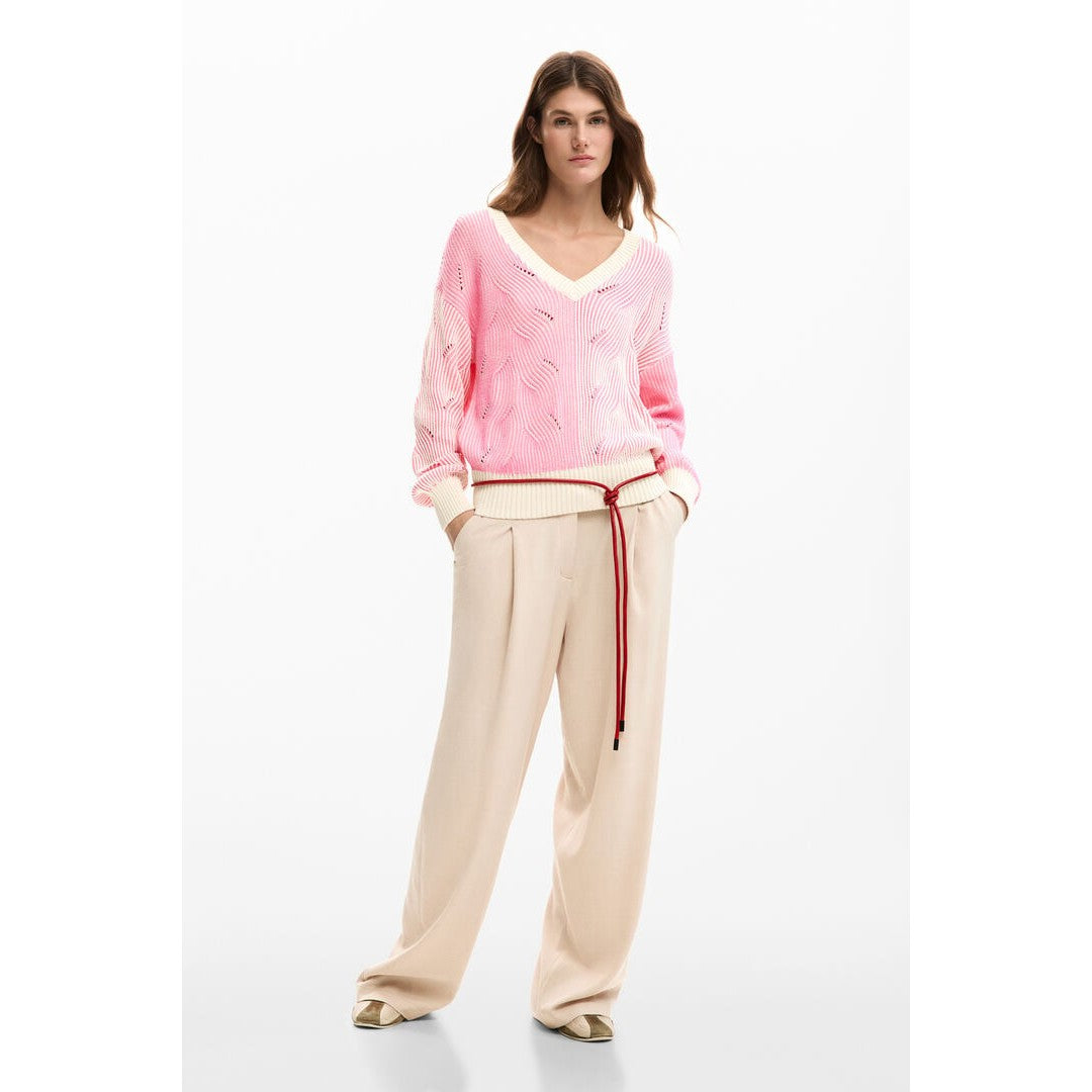 Jacquard Knit Sweater  26SWJF39