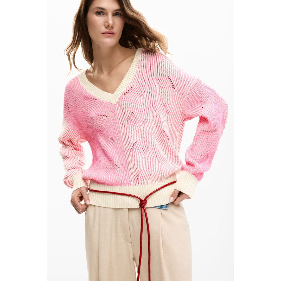 Jacquard Knit Sweater  26SWJF39