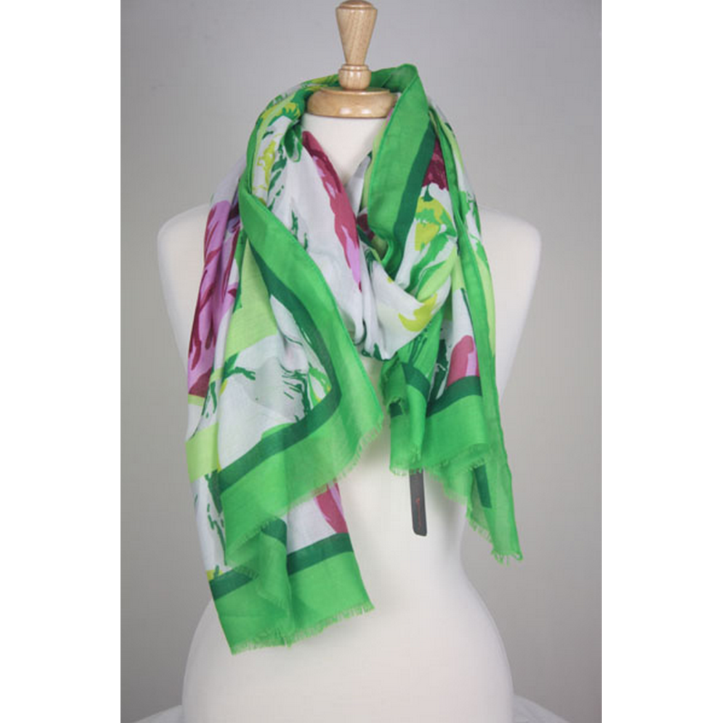 Floral Shawl Accessories 3011
