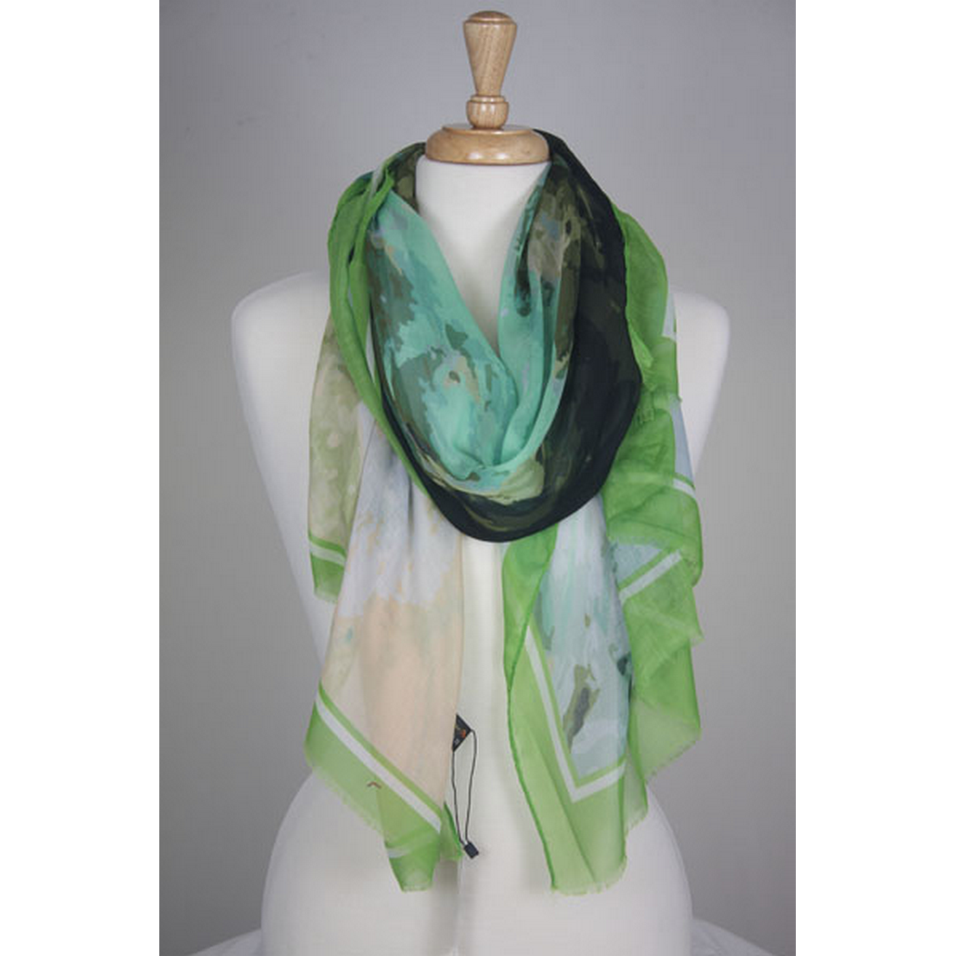 Water Swirls Shawl Accessories 3021