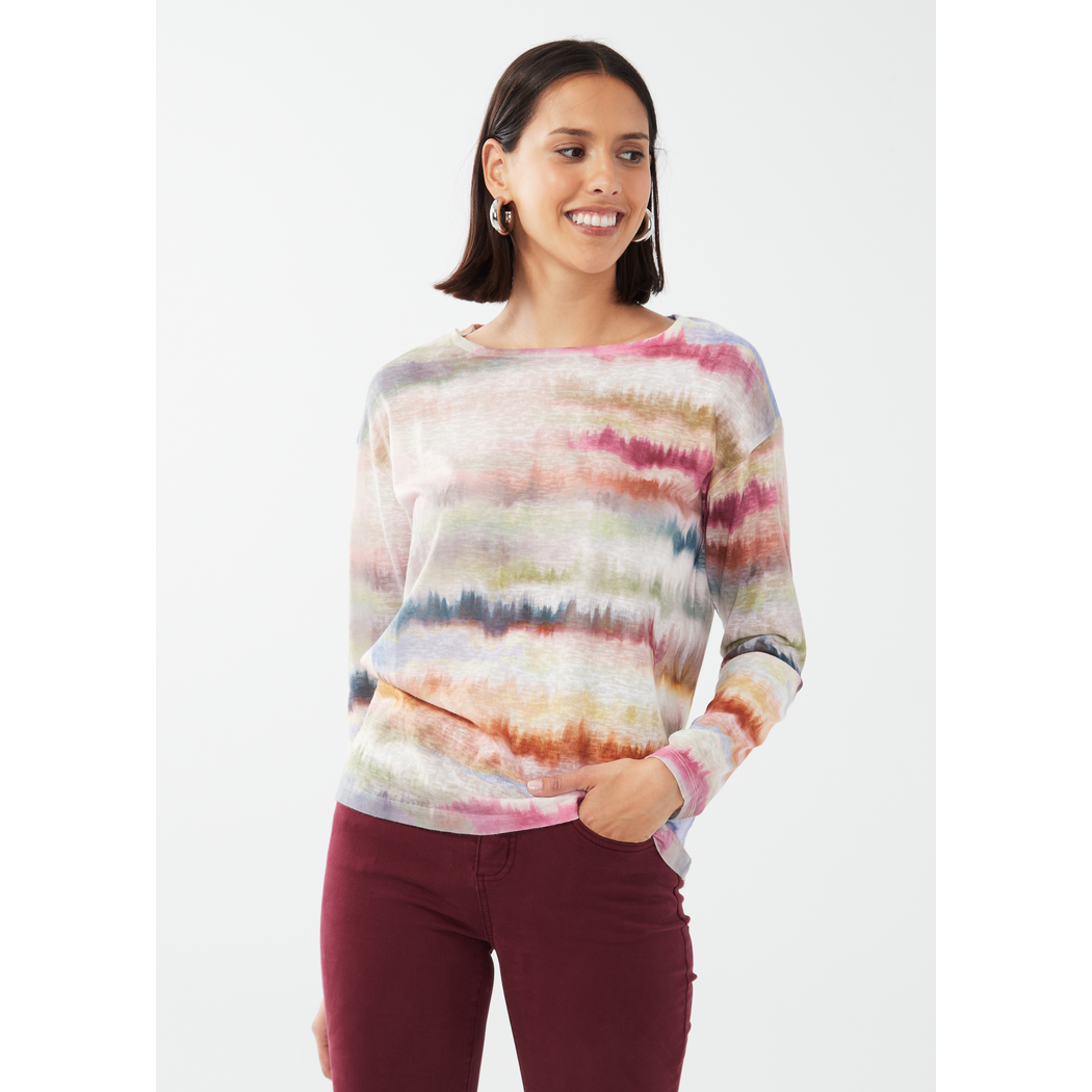 Smooth Printed Jersey Top 3225451