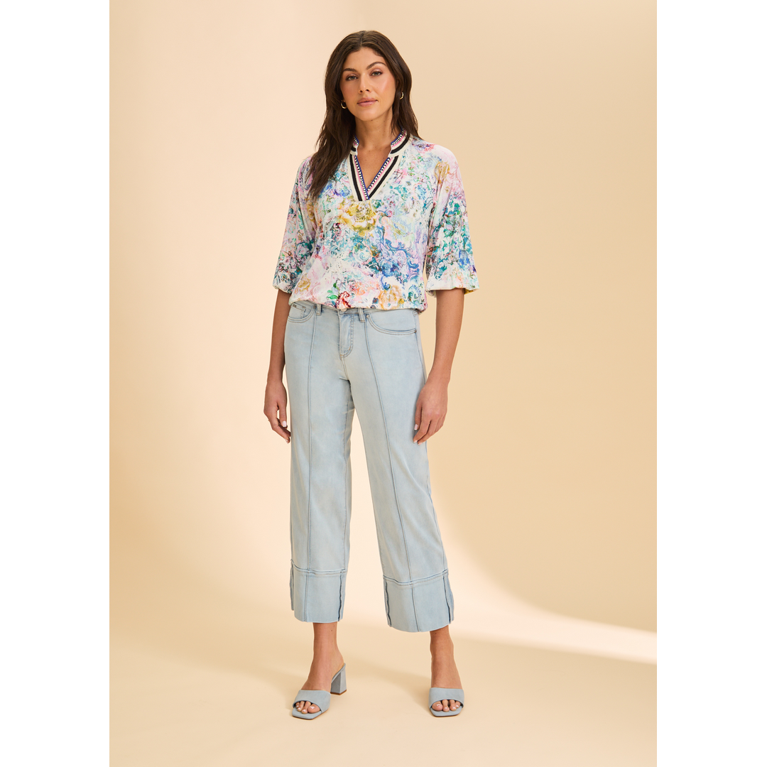 Split Neck Top 3544153