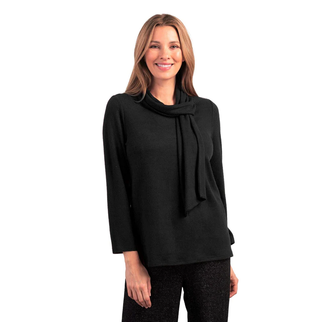 Tie Neck Pullover Sweater 35880