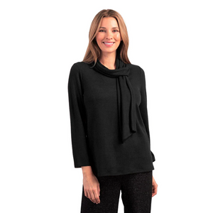 Tie Neck Pullover Sweater 35880