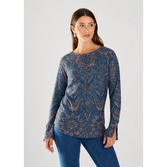 Long Sleeve Rib Top 3702508