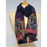 Load image into Gallery viewer, Multi Border Shawl Accessories 3726
