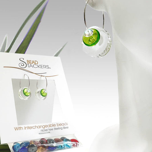 GLS32 - Earrings come with 10 interchangeable colours.
