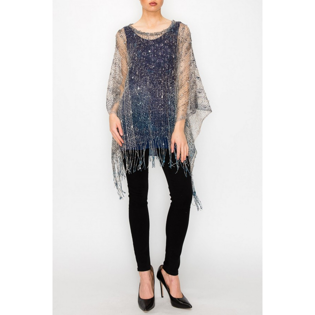 Crochet Poncho 603Y62BG