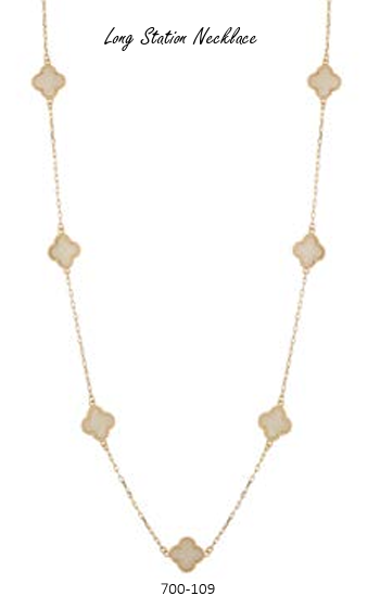 Long Station Necklace 700-109