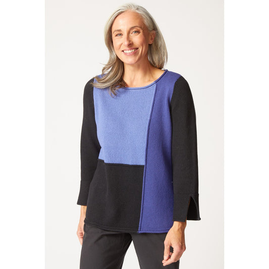 Seamed Pullover Sweater H81257