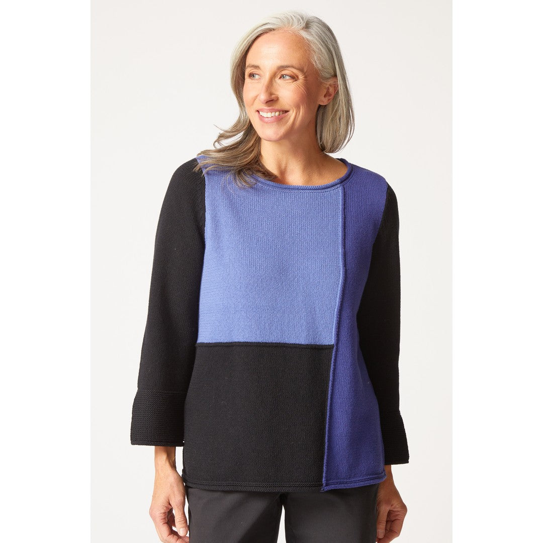 Seamed Pullover Sweater H81257