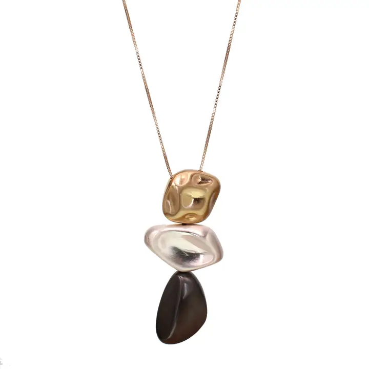 Tri-Colour Free-Form Pendant 95-N2585