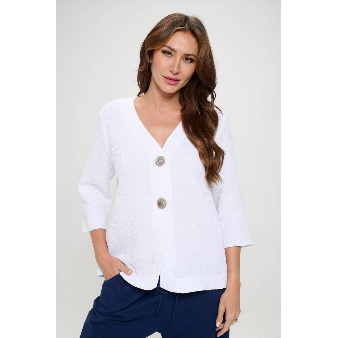 Feather Waffle Jacket C686