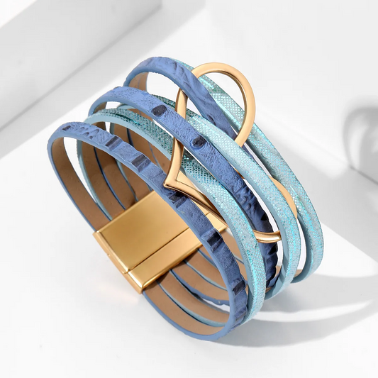 Leather Heart Cuff AL250313
