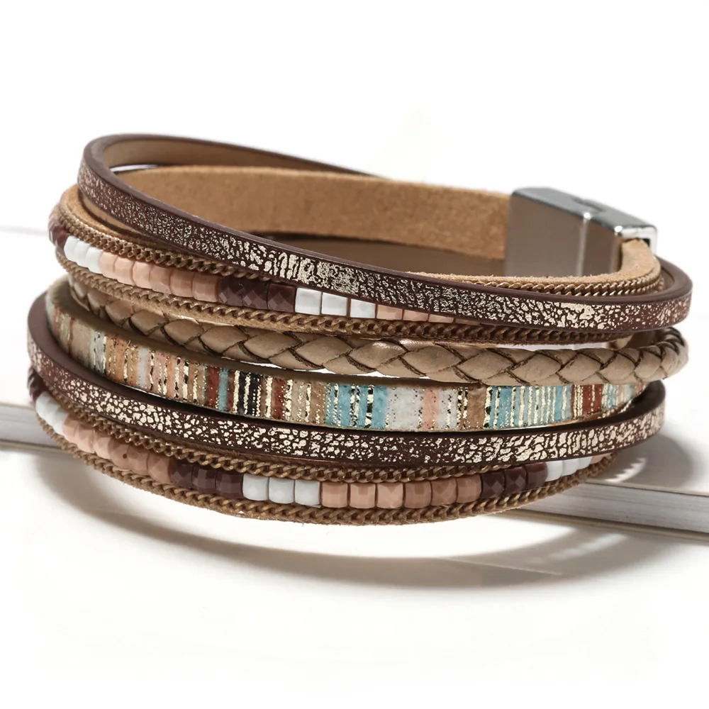 Boho Leather Bracelet AL2510049