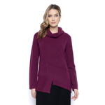 Load image into Gallery viewer, Draped Neck Sweater BK739

