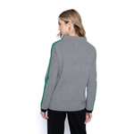 Load image into Gallery viewer, Mock Neck Stripe Sweater BK798
