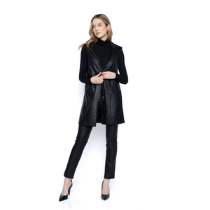 Pull-On Slim Leg Houndstooth Pant BM988HX