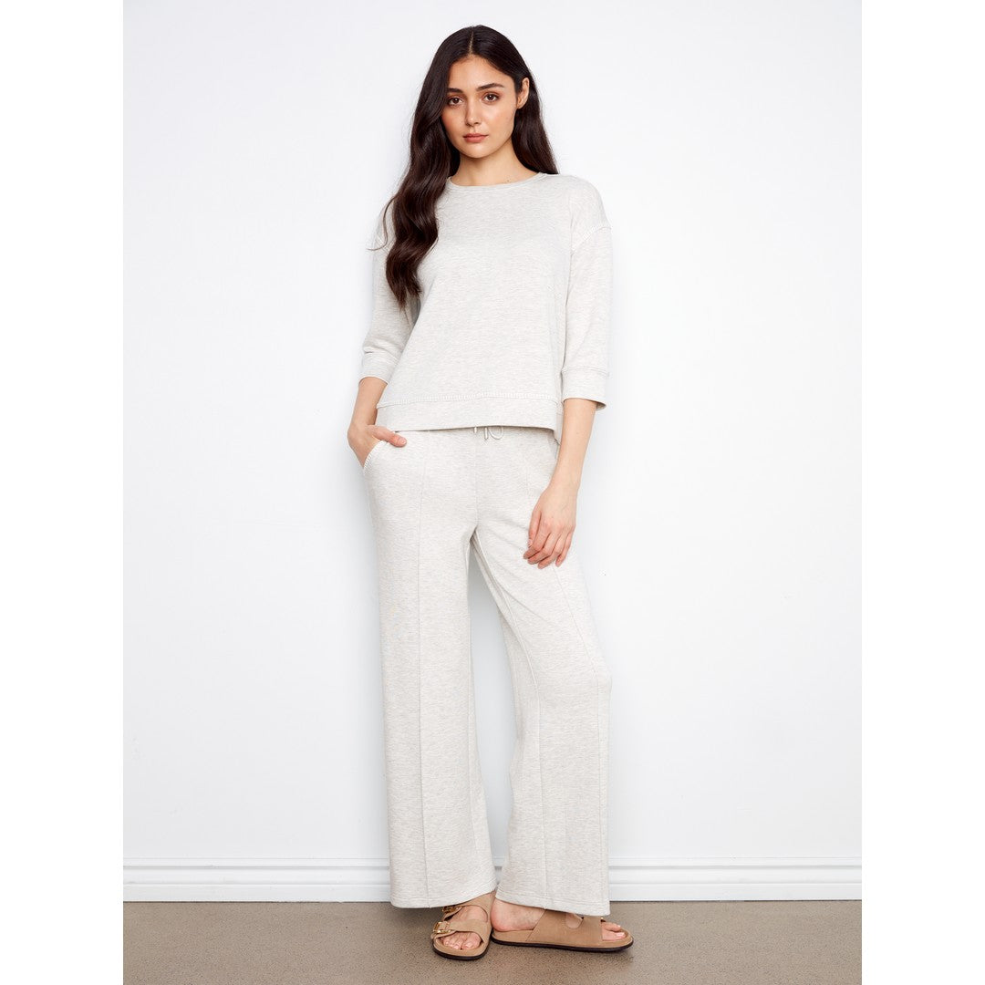 Soft Scuba 3/4 Sleeve Top C1425-479C