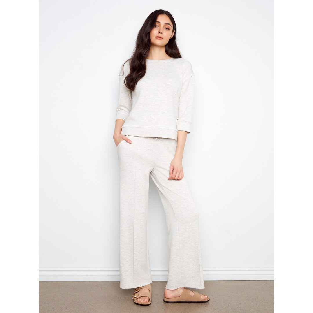 Soft Scuba 3/4 Sleeve Top C1425-479C