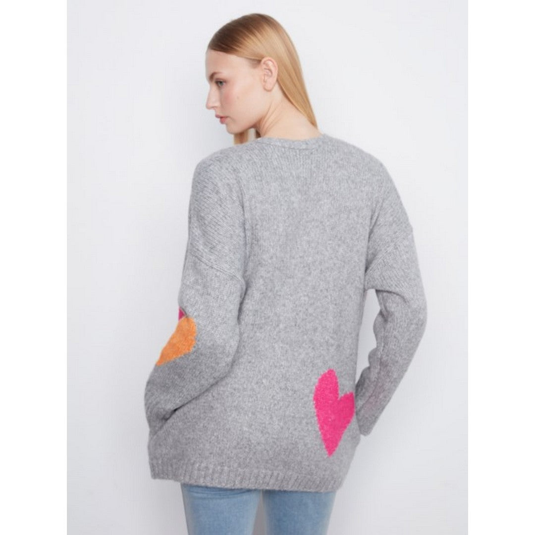 Heart Cardigan C2168-813C