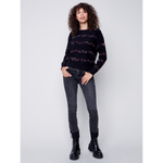 Load image into Gallery viewer, Crew Neck Long Sleeve Sweater C2526P736A
