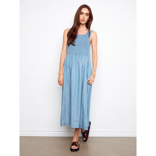 Sleeveless Tencel Dress C3235-578C