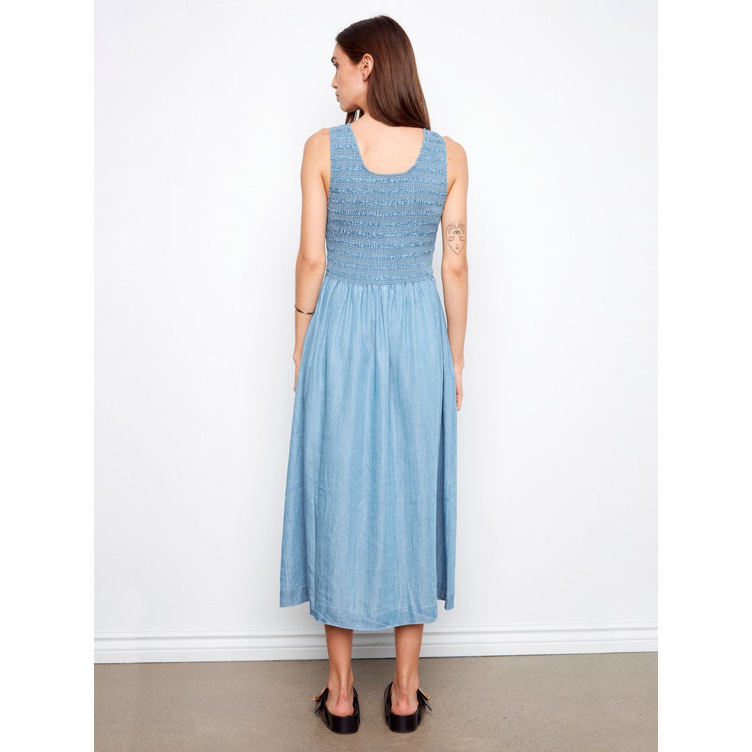 Sleeveless Tencel Dress C3235-578C