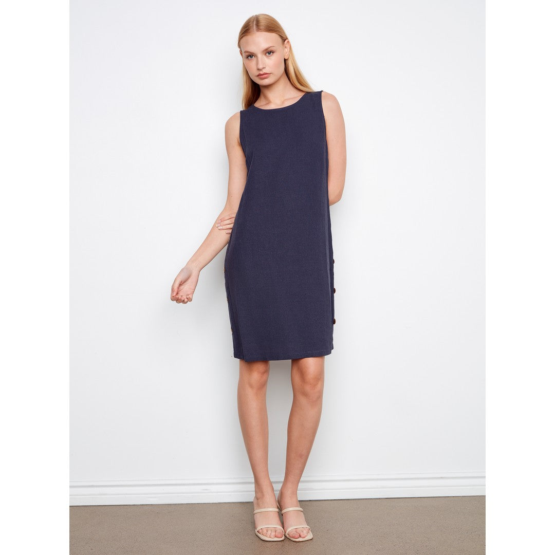 Sleeveless Shift Dress C3254-229B