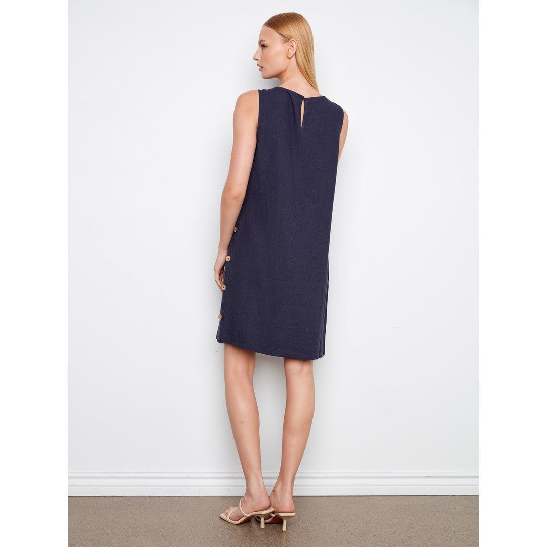 Sleeveless Shift Dress C3254-229B