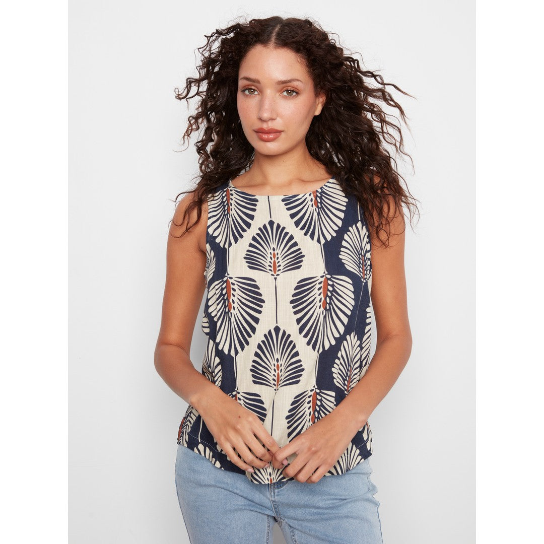 Linen Top C4588R-787A