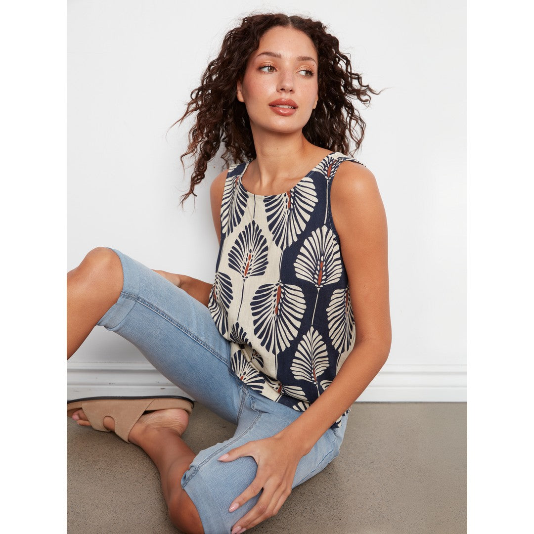 Linen Top C4588R-787A