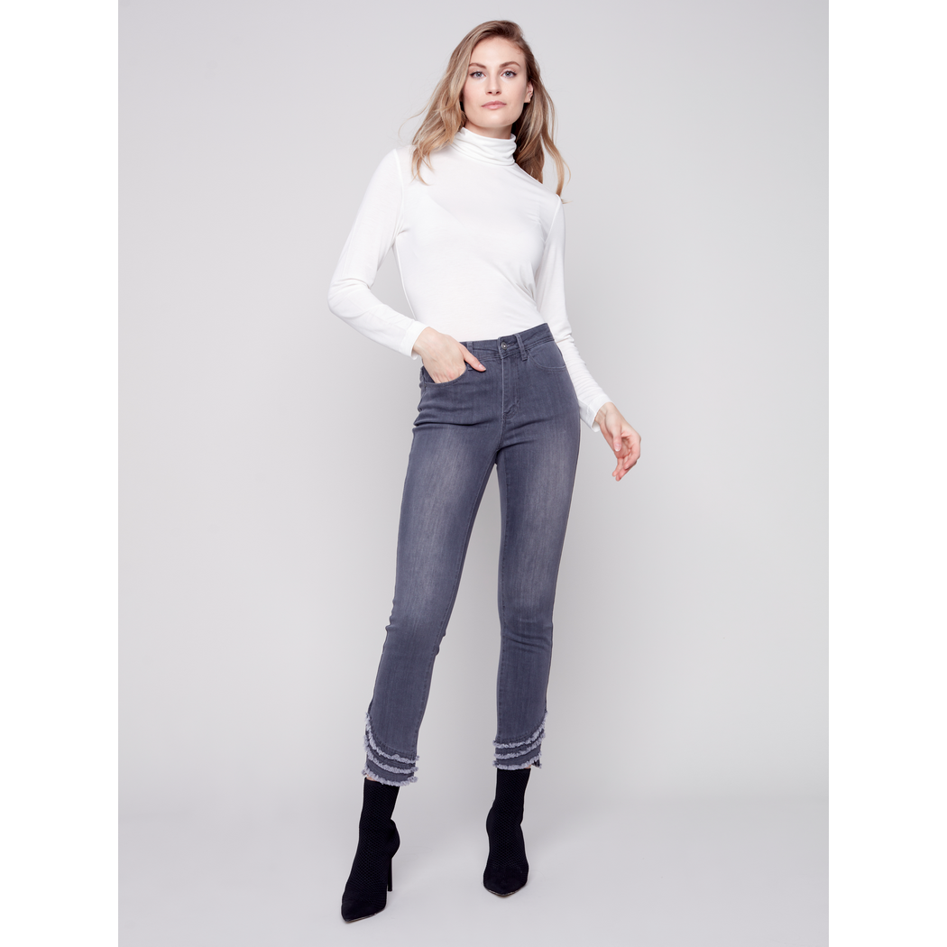 Slanted Fringe Angle Pant C5273Y551A