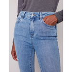 Load image into Gallery viewer, Asymmetrical Hem Bootcut Denim C5429431A
