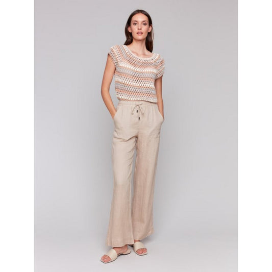 Pull-On Linen Pant C5655
