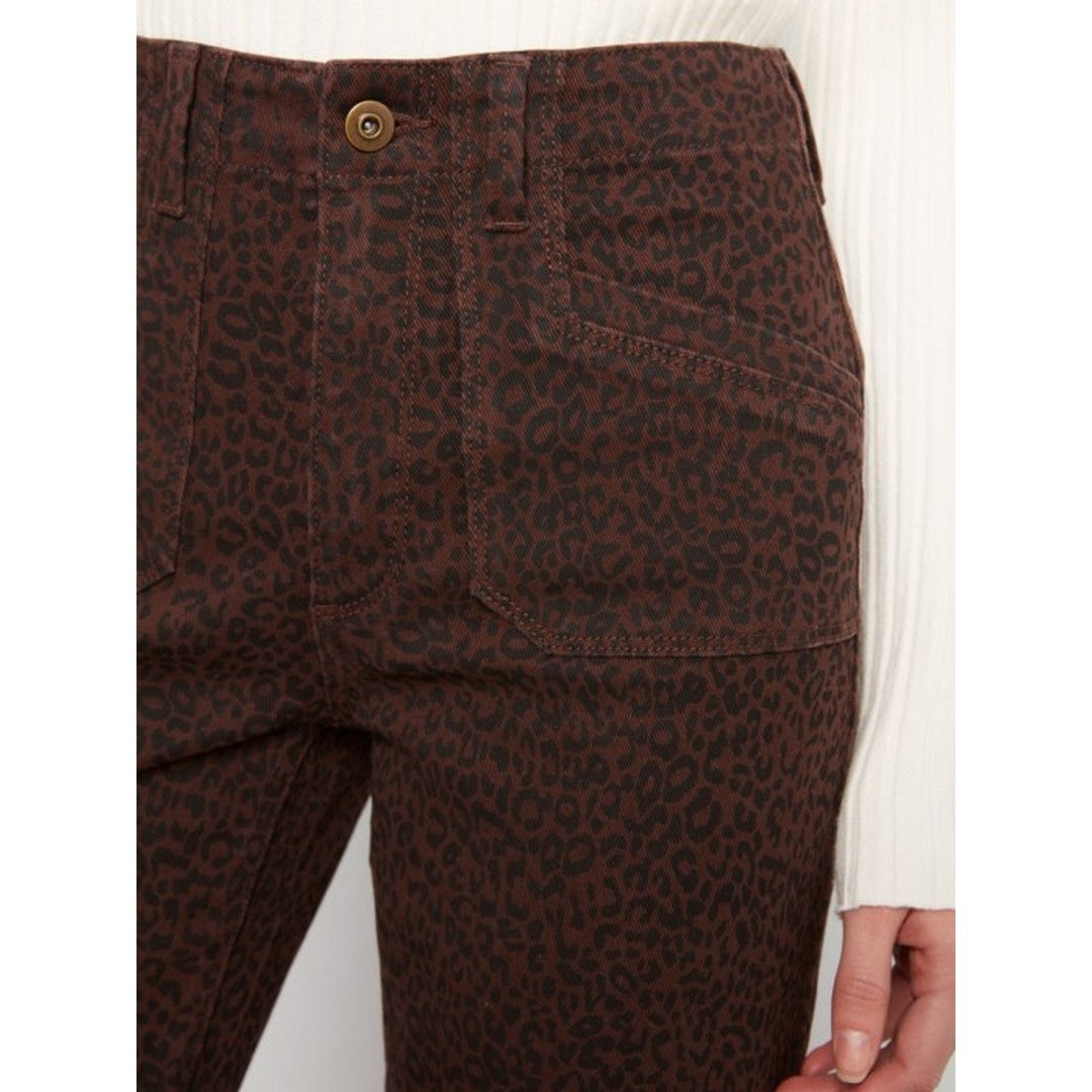 Printed Cropped Wide Leg C5660RP-671C