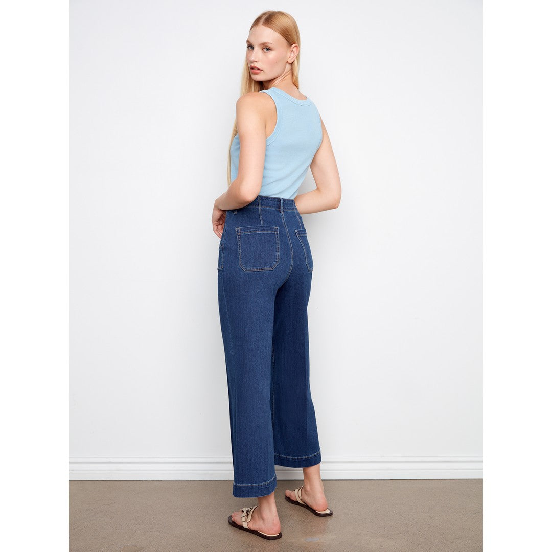 Cropped Wide Leg Pant C5660R