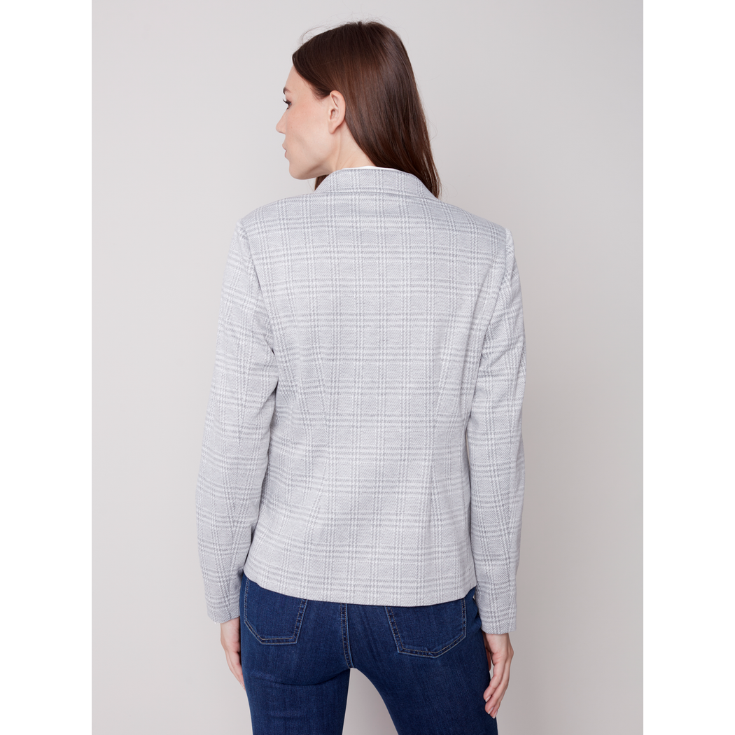 Plaid Knit Jacket C6274683B