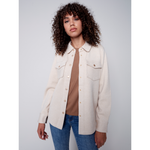 Load image into Gallery viewer, Knit Shirt with Front Patch Pockets Jacket C6286739B
