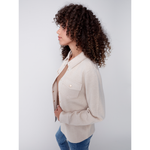 Load image into Gallery viewer, Knit Shirt with Front Patch Pockets Jacket C6286739B
