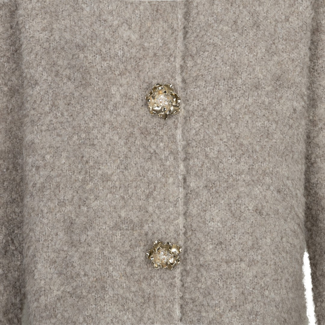 Flower Button Cardi 2510