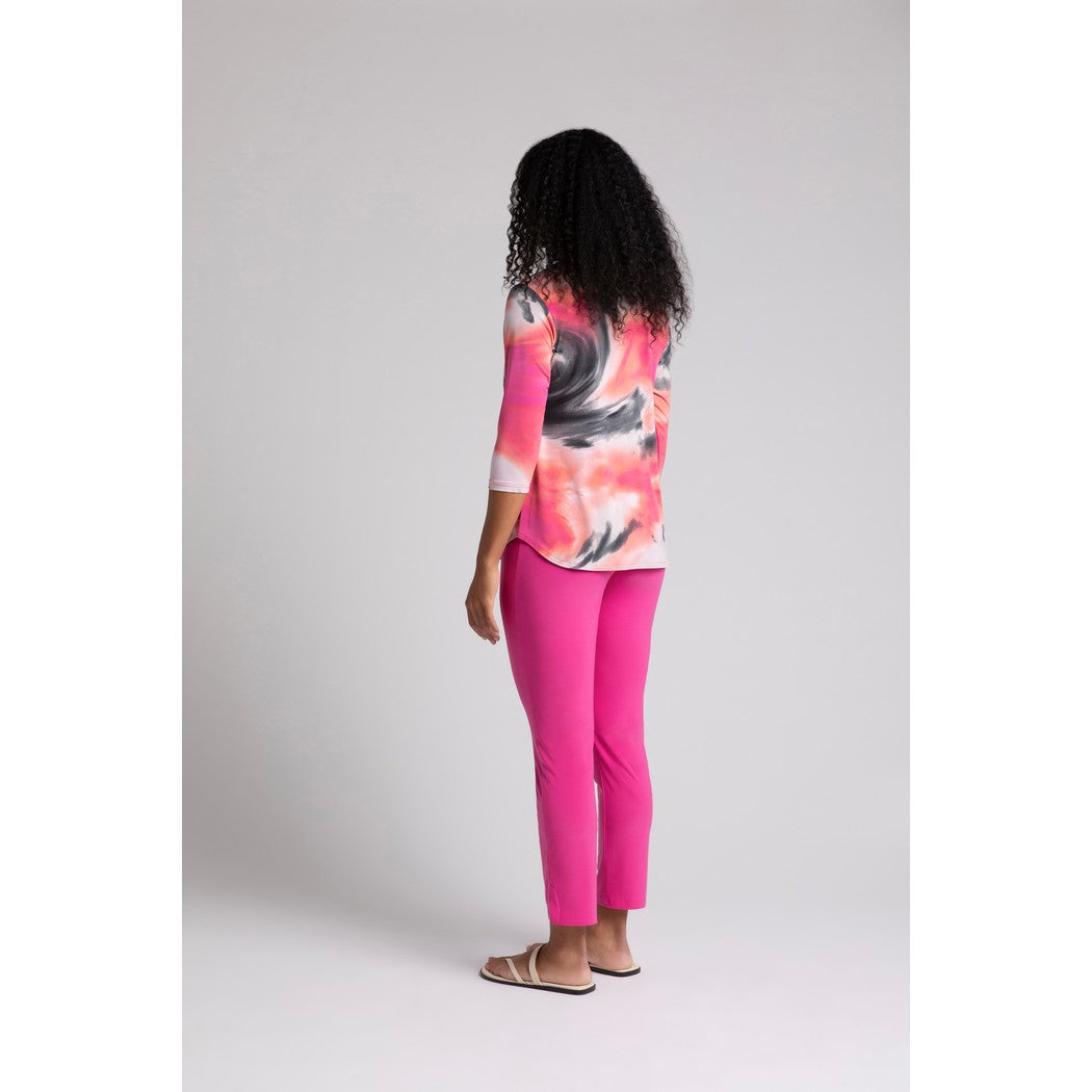 Go To Classic T Relax, 3/4 Sleeve, Print Top 22110RP-2