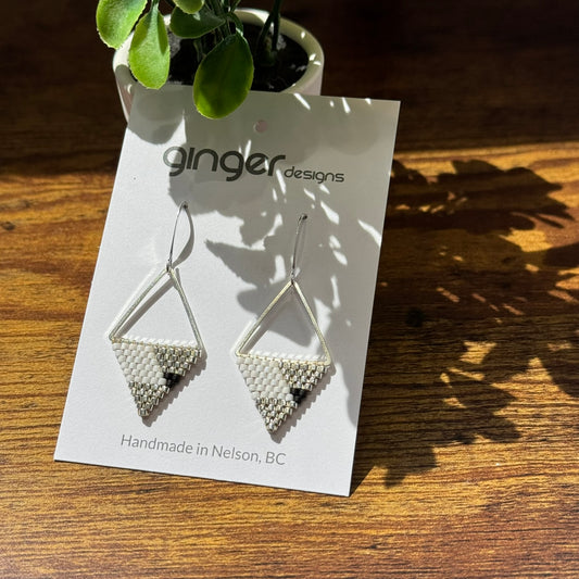 Handmade Beaded Earrings - Small