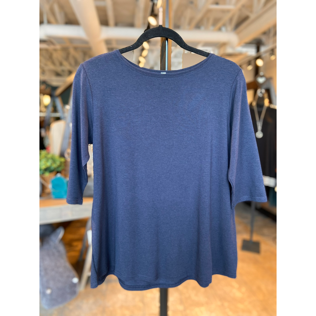 Bamboo 3/4 Sleeve Best Ever Tee Top BT1116