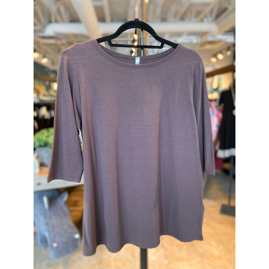 Bamboo 3/4 Sleeve Best Ever Tee Top BT1116